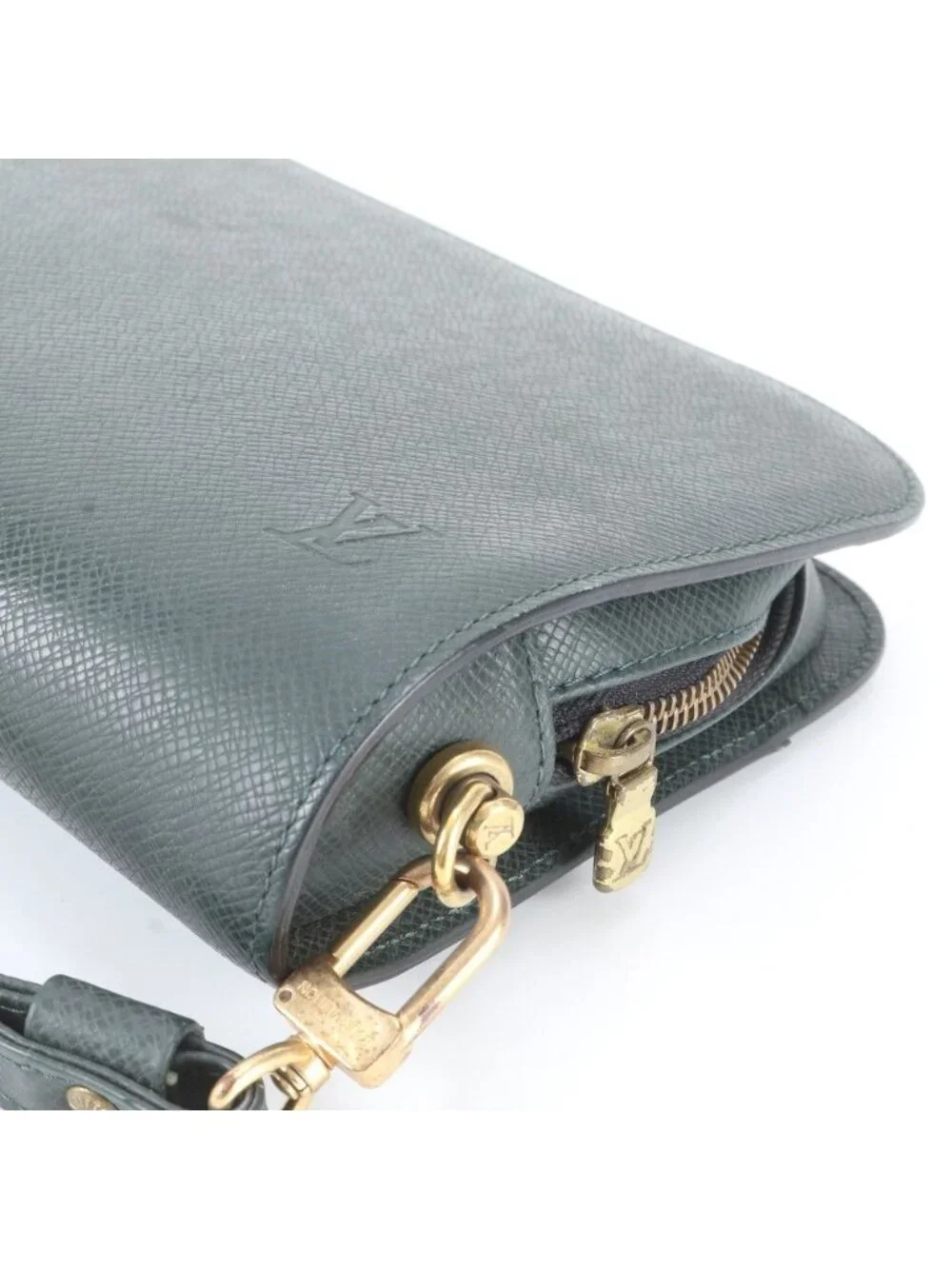 Louis Vuitton Taiga Baikal Leather Clutch Pouch Business